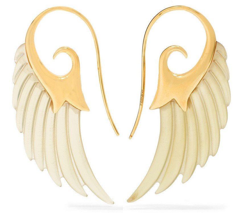 أقراط Wing من Noor Fares