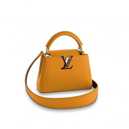 حقيبة Mini Capucines Safran من Louis Vuitton