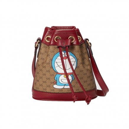 حقيبة Doraemon x Gucci Mini Bucket Bag