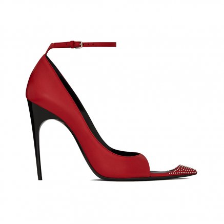 حذاء Edwige Peep-Toe من Saint Laurent Paris 