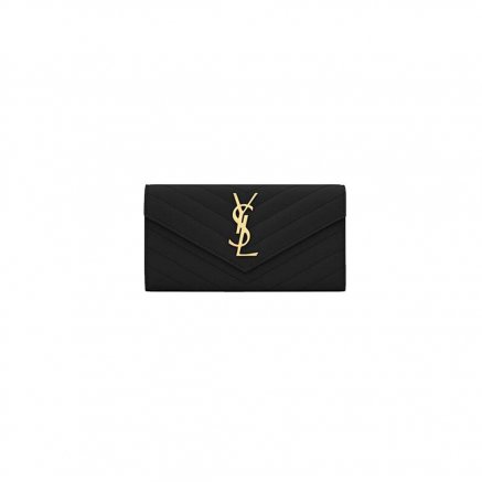 محفظة Monogram Large Flap Wallet من Saint Laurent Paris