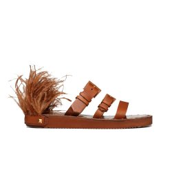 حذاء Cowhide Slide Sandal من Valentino