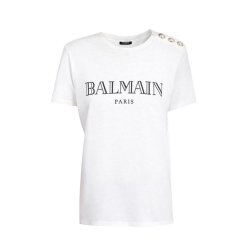 تيشرت Logo Print من Balmain