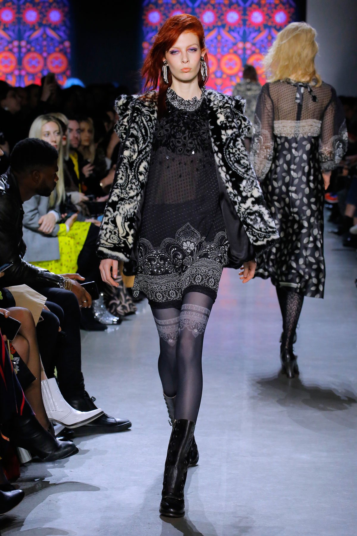 عرض أزياء Anna Sui لخريف 2018، خلال أسبوع الموضة في نيويورك