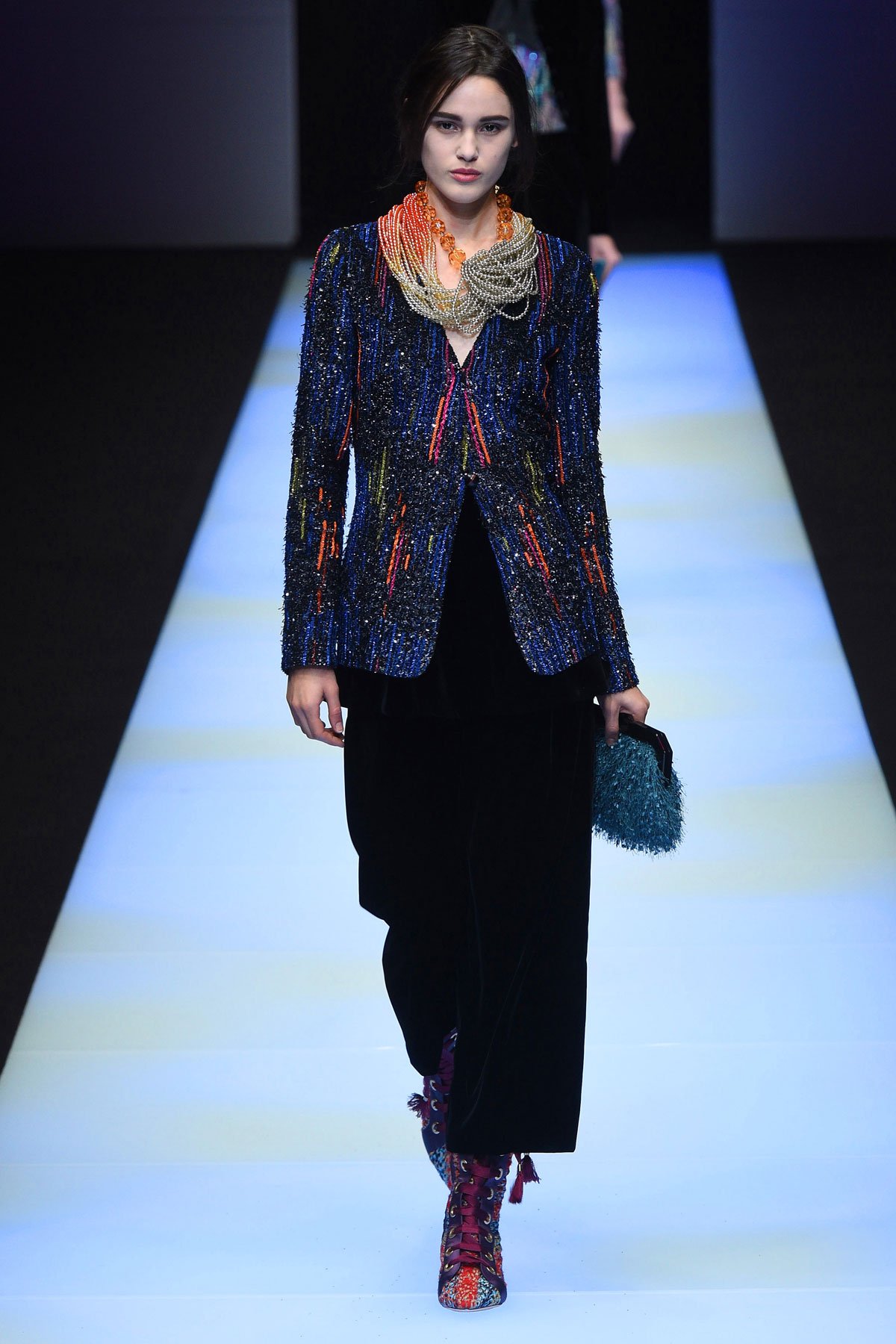 عرض أزياء Giorgio Armani  لخريف 2018، خلال أسبوع الموضة في ميلانو