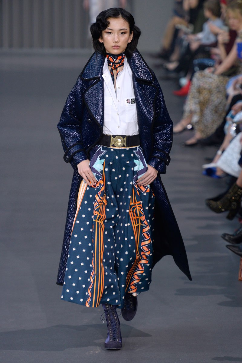 عرض أزياء Temperley London لخريف 2018، خلال أسبوع الموضة في لندن