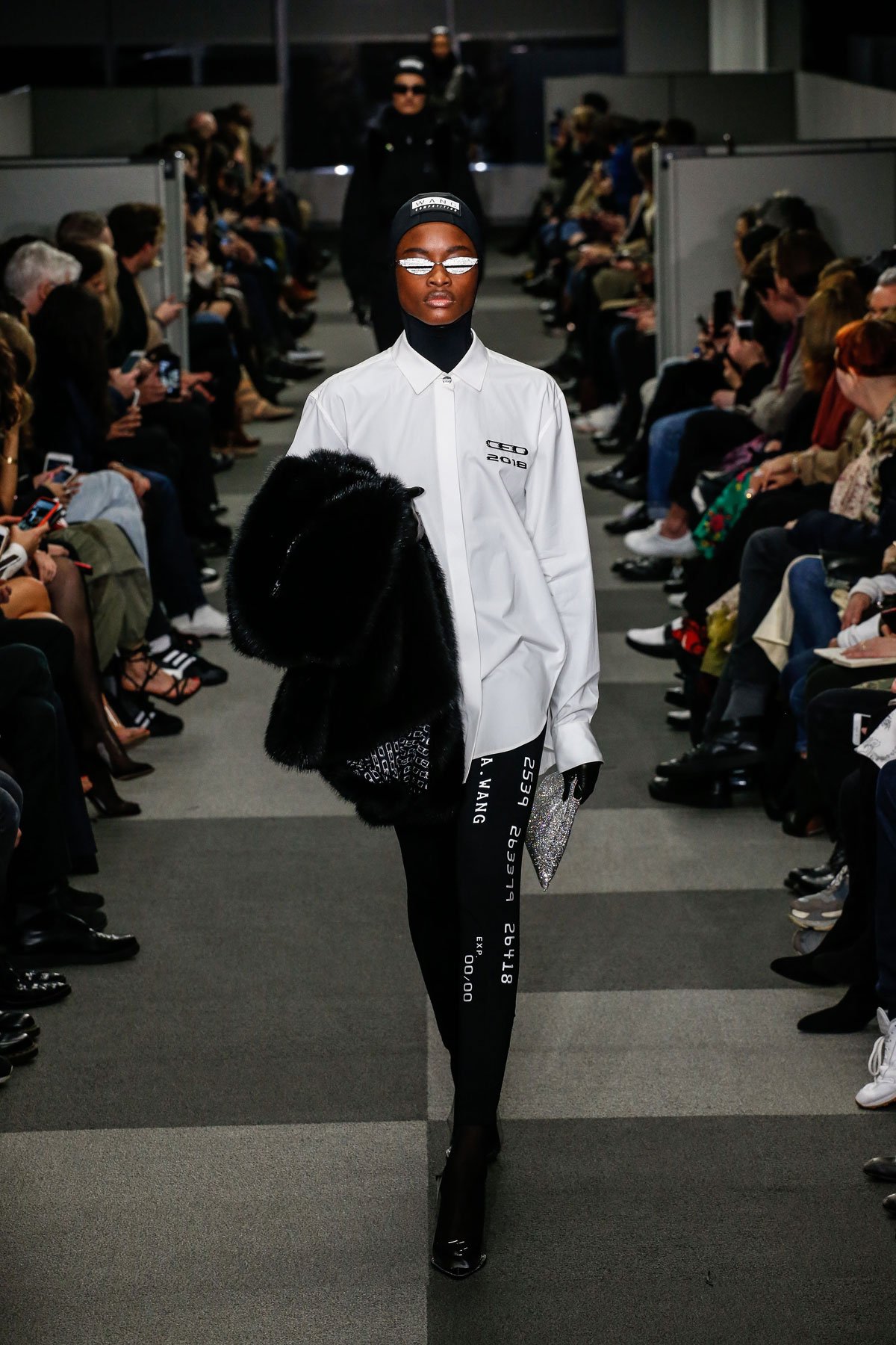 عرض أزياء Alexander Wang  لخريف 2018، خلال أسبوع الموضة في نيويورك