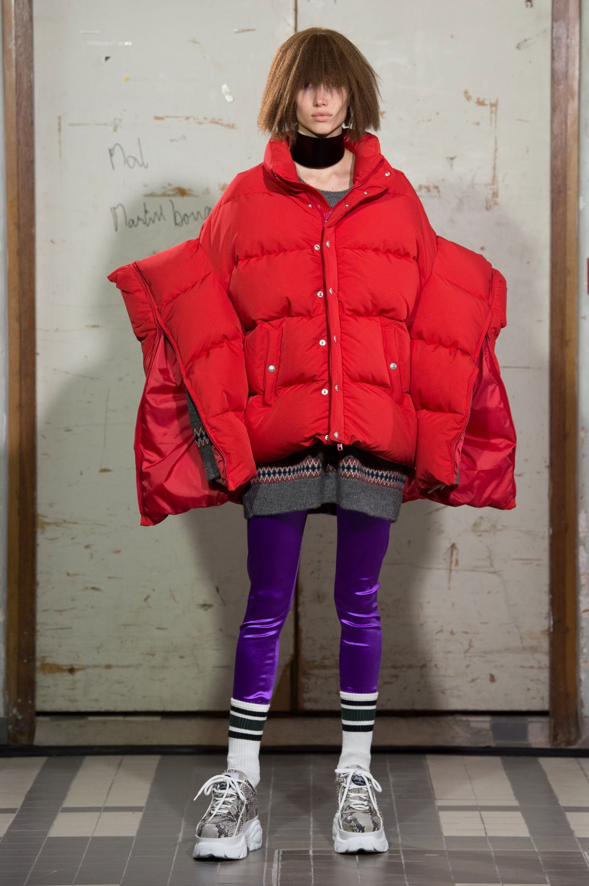 عرض أزياء Junya Watanabe لخريف 2018، خلال أسبوع الموضة في باريس