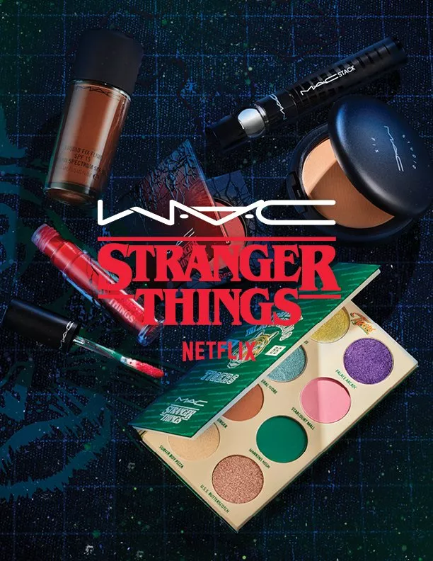 ماك تُطلق مجموعة M.A.C X Stranger Things مُستوحاة من مسلسل Stranger Things