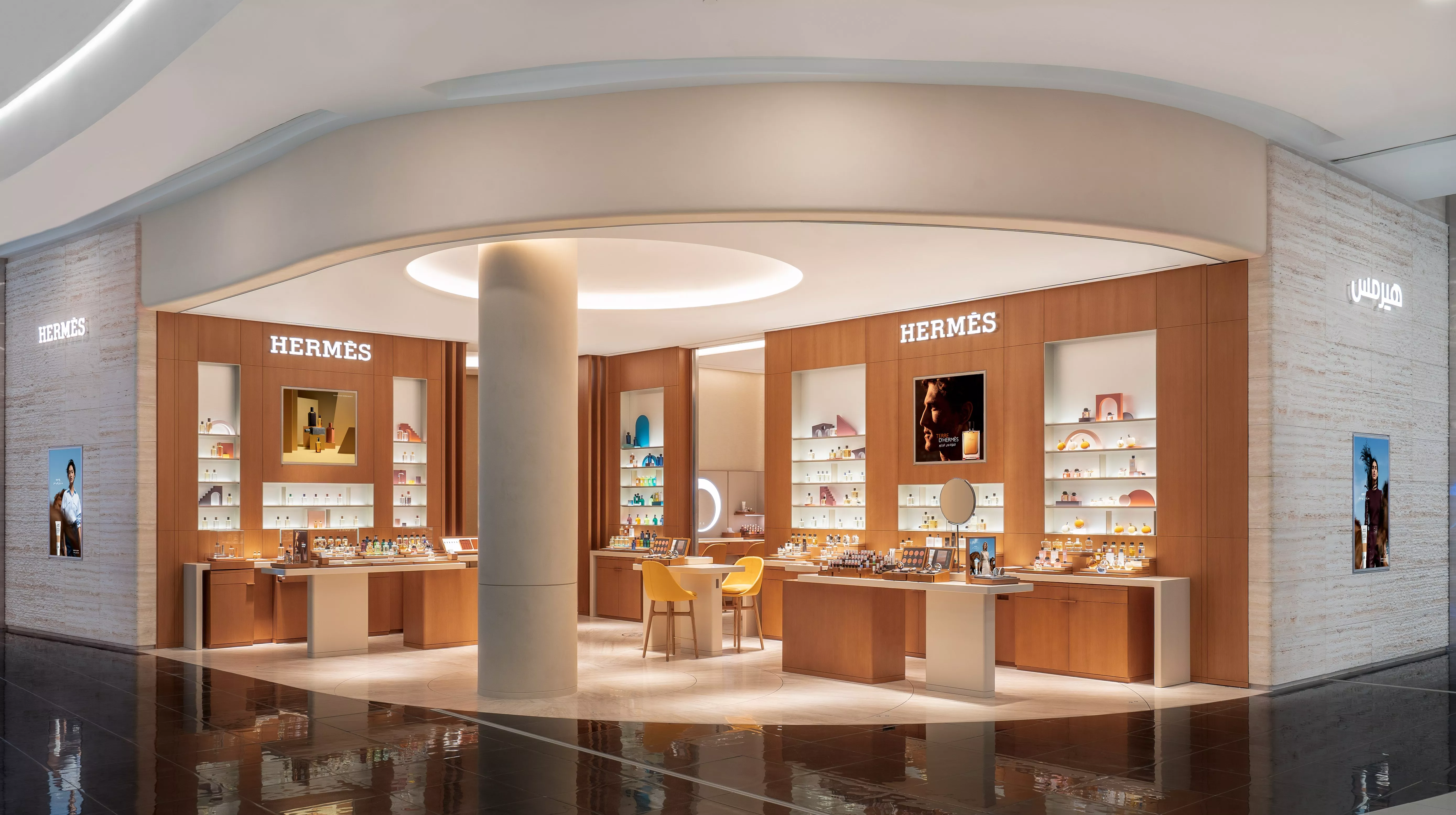 Hermès تفتح أوّل متجر لها مخصّص للعطور والتجميل في مركز الرياض بارك