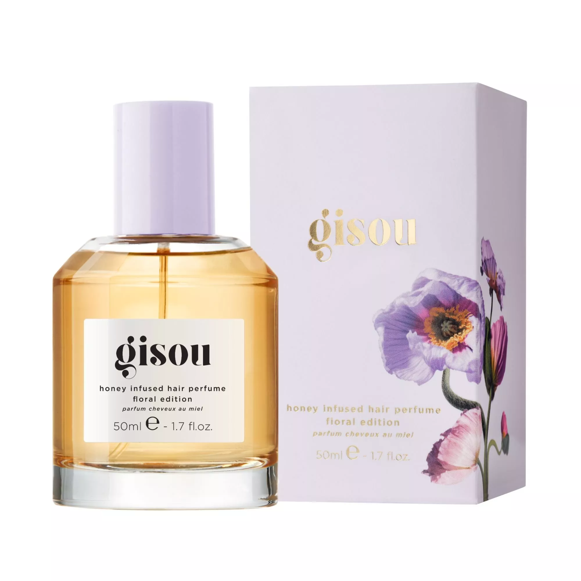Gisou  تقدّم عطر Honey Infused Hair Perfume الجديد بعبير الأزهار
