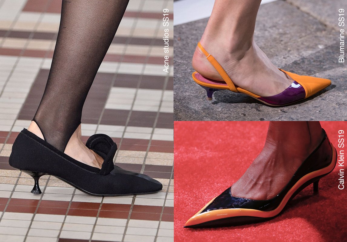 كالفين كلاين بلومارين اكني  acne calvin klein blumarine kitten heels