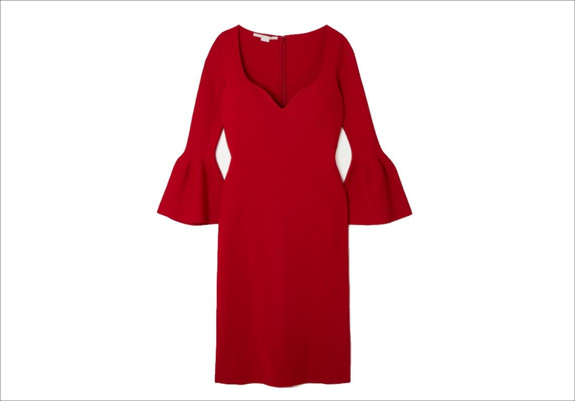 فستان احمر Stella McCartney موديلات فساتين ستيلا مكارتني