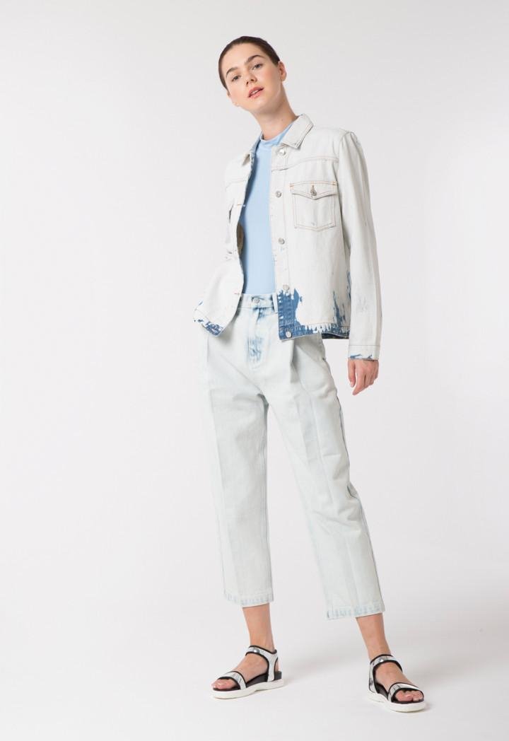 جاكيت جينز تصاميم نسائية تصاميم على الموضة سترة 