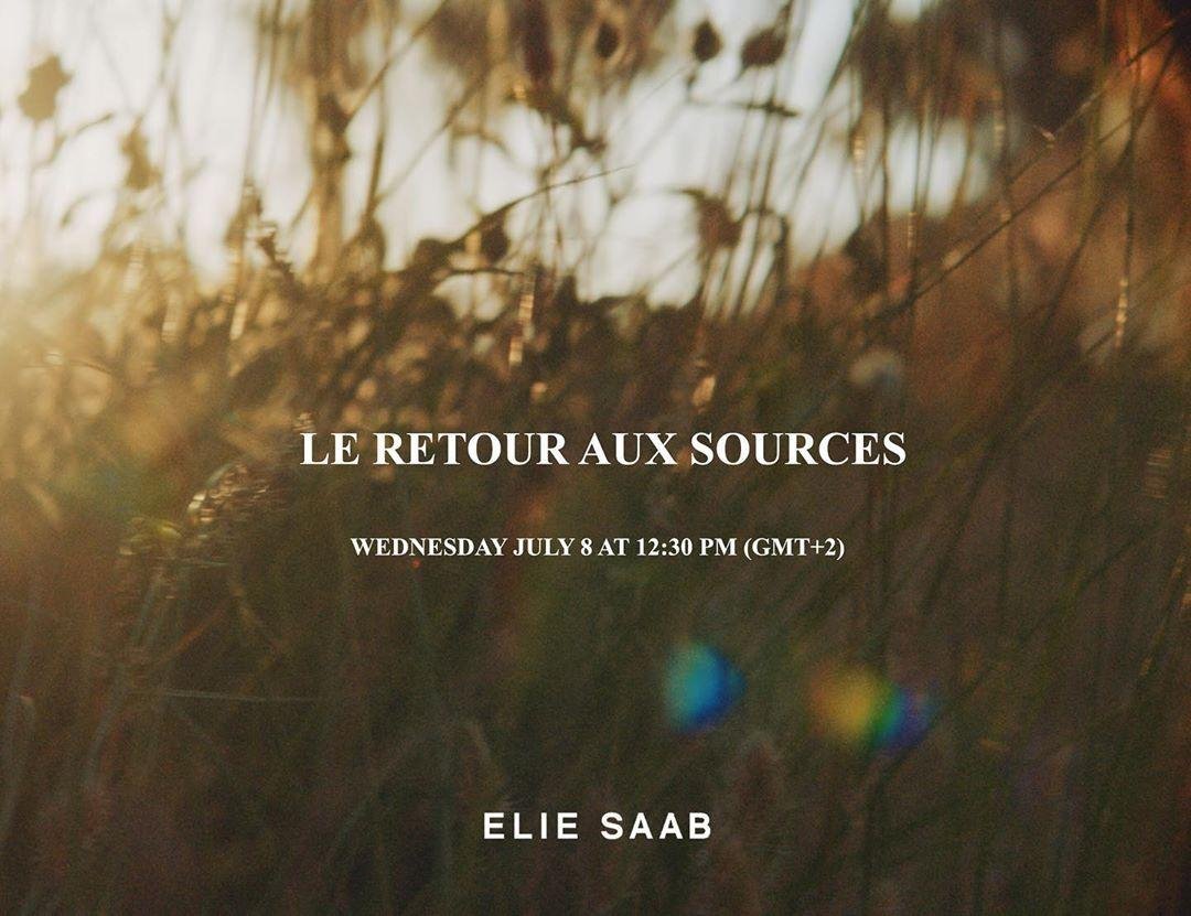 Elie Saab ايلي صعب أسبوع الموضة الباريسي لخريف 2020