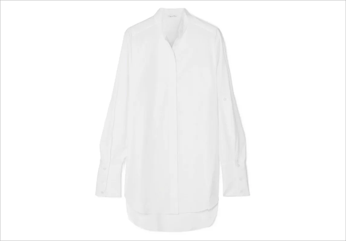 القميص الأبيض ذو الأكمام الطويلة لإطلالة فريدة من نوعها وعصريّة في الوقت نفسه