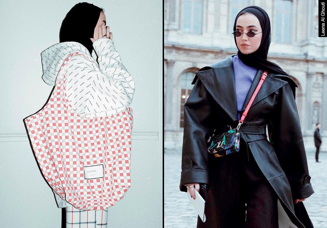 لينا الغوطي محجبات بلوغر محجبة ازياء محجبات في رمضان 2019 افكار حجاب اكسسوار اكسسوارات حقيبة حقائب رائجة leena al ghouti
