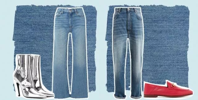 شكل الشوز المناسب لكل سروال جينز