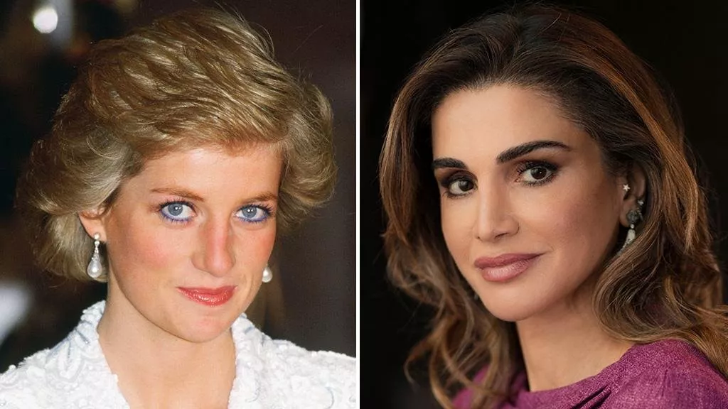 الاميرة ديانا أجمل شخصية ملكية في العالم، تَليها الملكة رانيا!