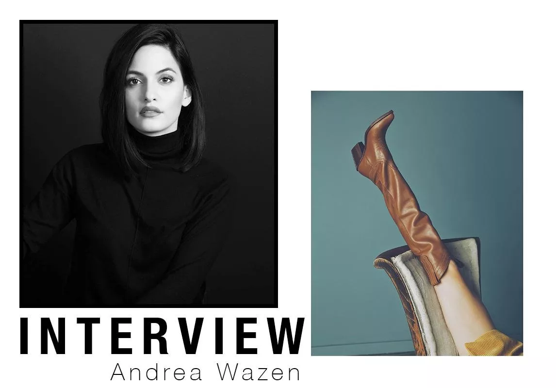أندريا وازن مصممة أحذية موضة مقابلة 
