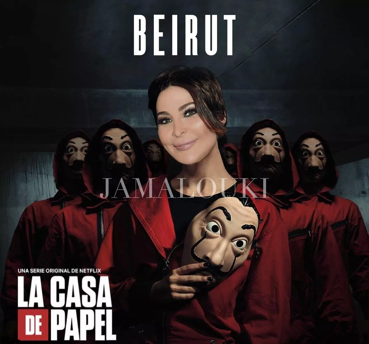 كيف ستبدو اليسا في حال مشاركتها في مسلسل La Casa De Papel؟
