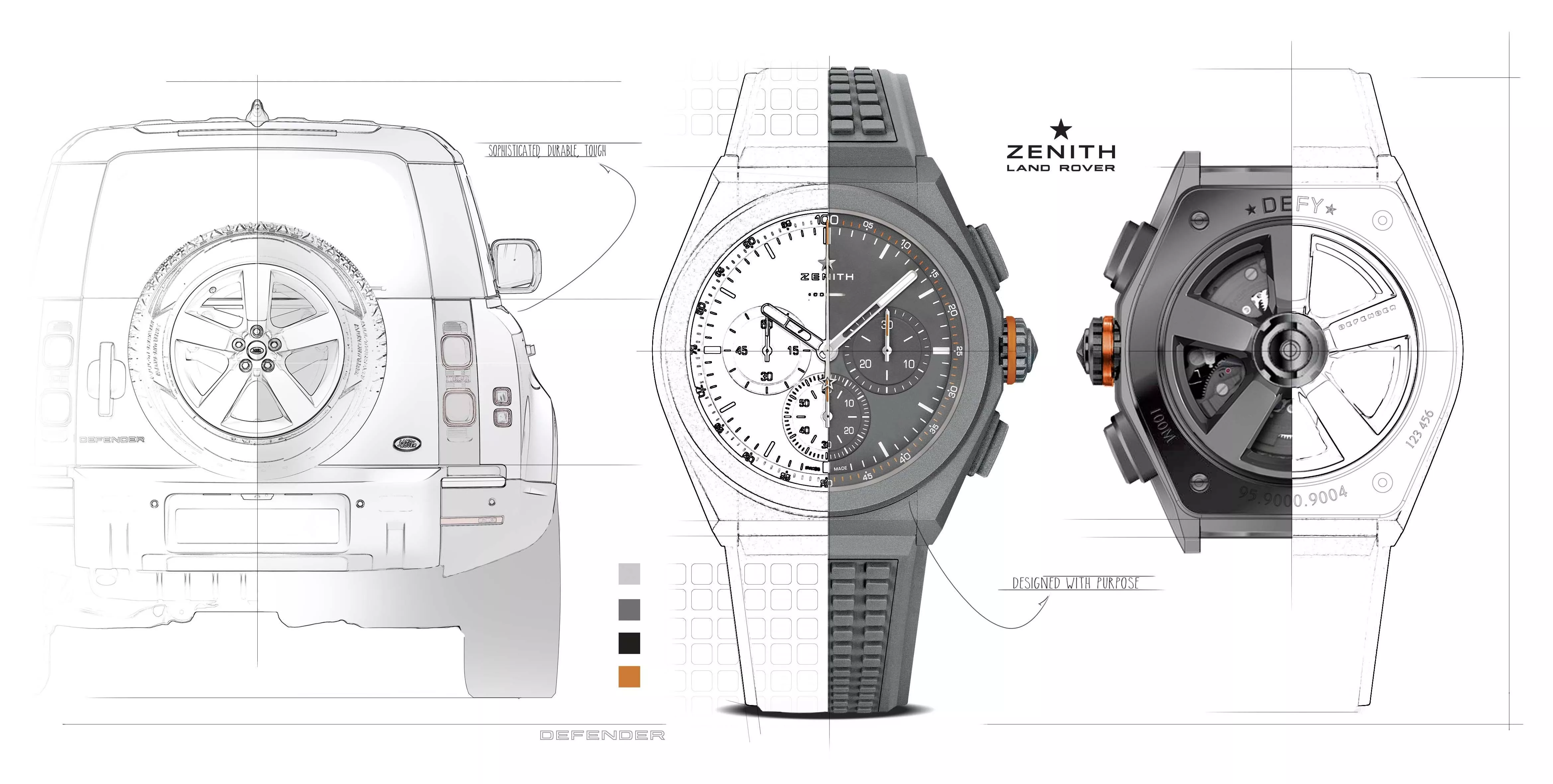Zenith تطلق ساعة Defy 21 Land Rover Edition محدودة الإصدار
