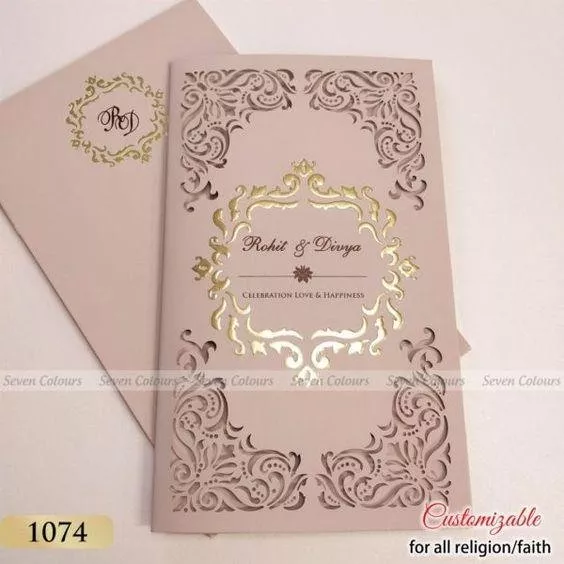 أكثر من 20 بطاقة دعوة زواج كلاسيكية من بنترست، تلبّي ذوق العروس التقليدية