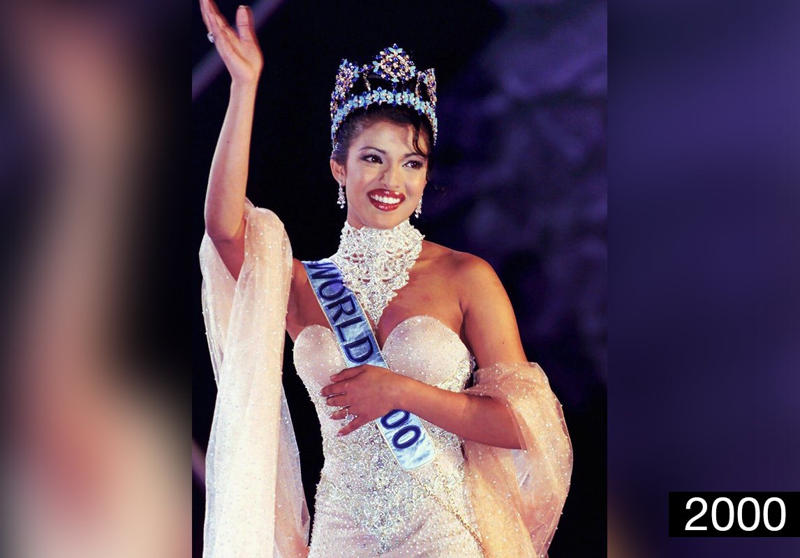 بريانكا شوبرا ملكة جمال العالم لعام 2000 