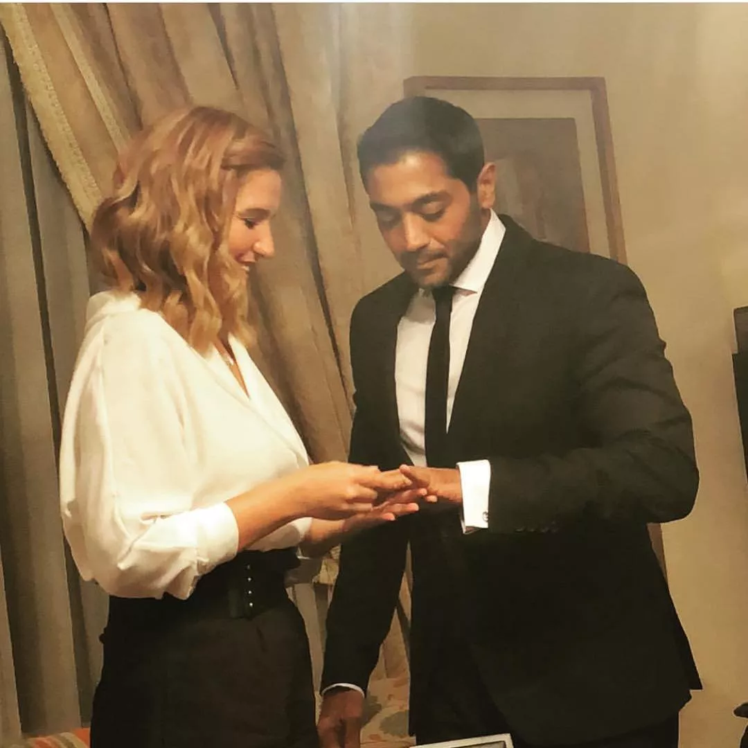 صور عقد قران هنا شيحة وأحمد فلوكس والإعلان رسمياً عن زواجهما