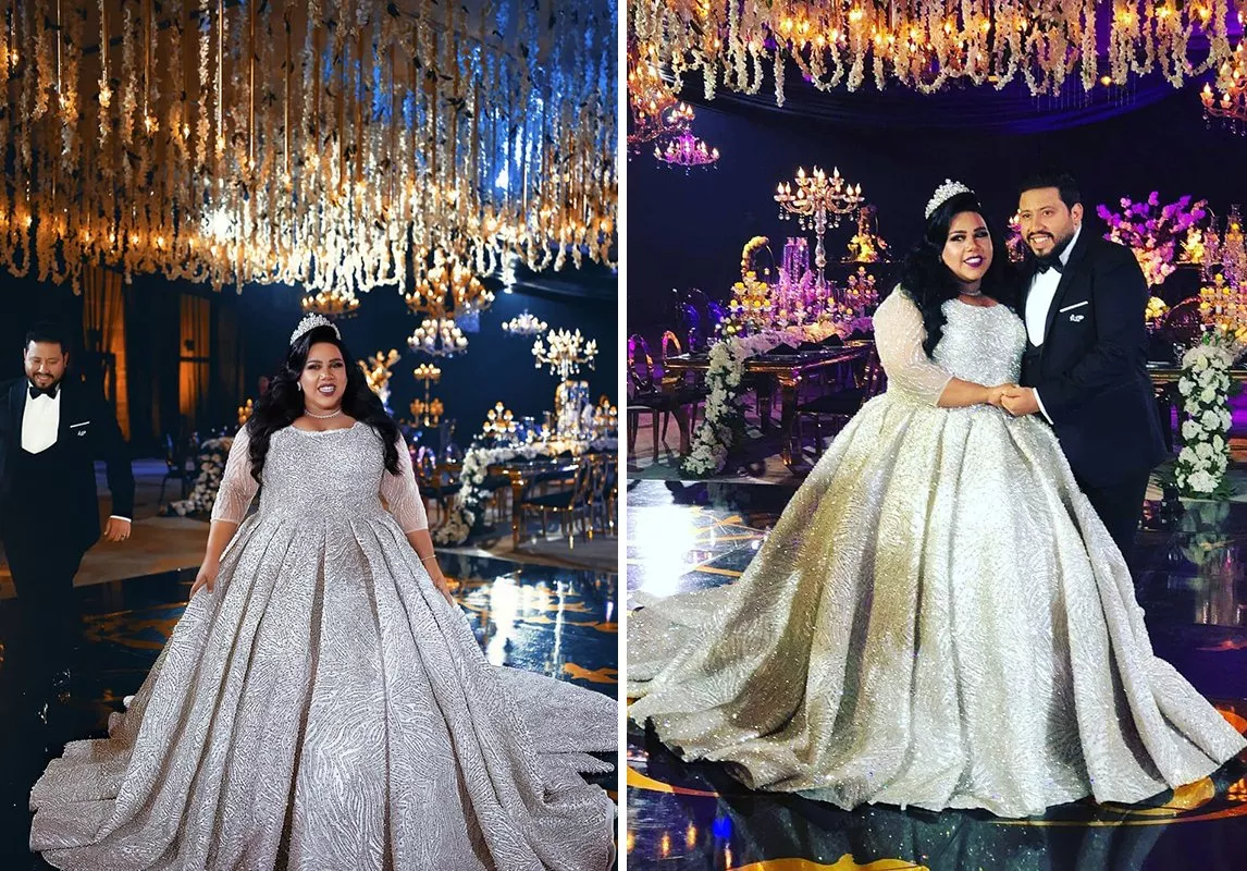 صور حفل زفاف الممثلة المصرية شيماء سيف: إطلالة عروس كاملة متكاملة