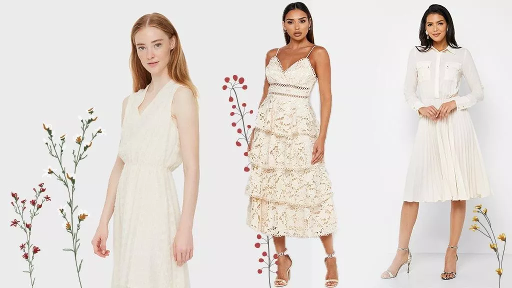 أكثر من 20 فستان اوف وايت مناسب للوكاتكِ في خريف 2020