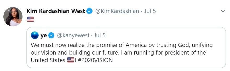 Kim Kardashian كاني ويست الرئاسة الأميركية دونالد ترامب كيم كرداشيان كانييه ويست Kanye West 