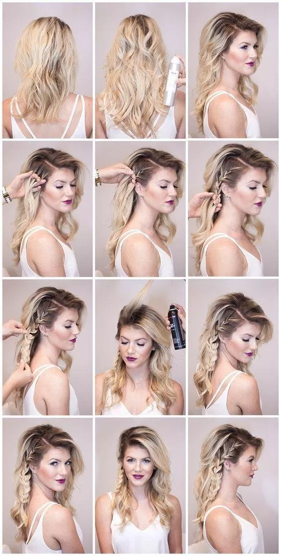 طريقة عمل ضفيرة شعر: صور وفيديوهات لتستوحي منها