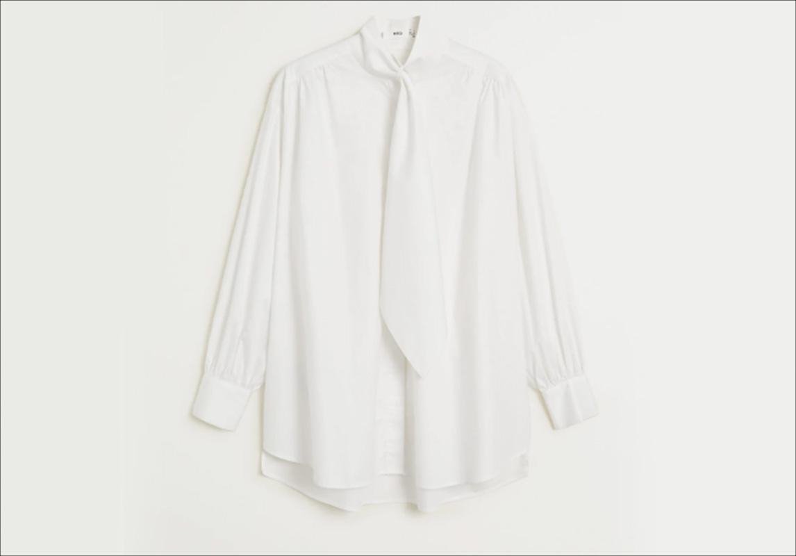 قميص ابيض Mango مانجو قميص – قمصان   white shirt