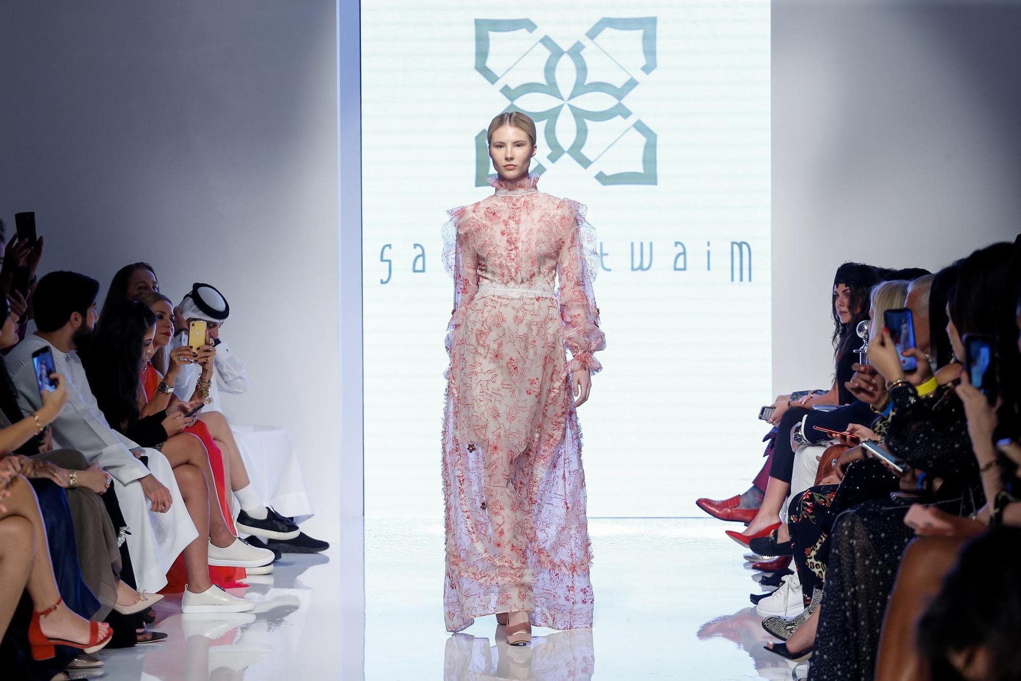 اسبوع الموضة العربي دبي سارة التويم