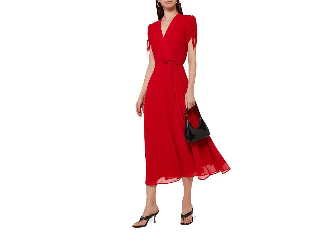 فستان احمر من Polo Ralph Lauren