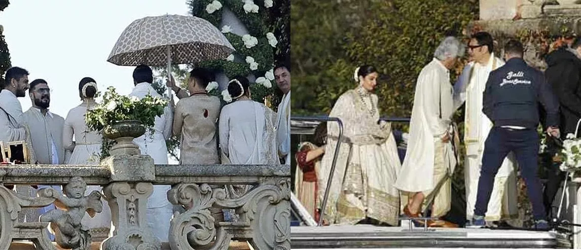 بالصور، زفاف رومانسي لديبيكا بادوكون ورانفير سينغ في ايطاليا
