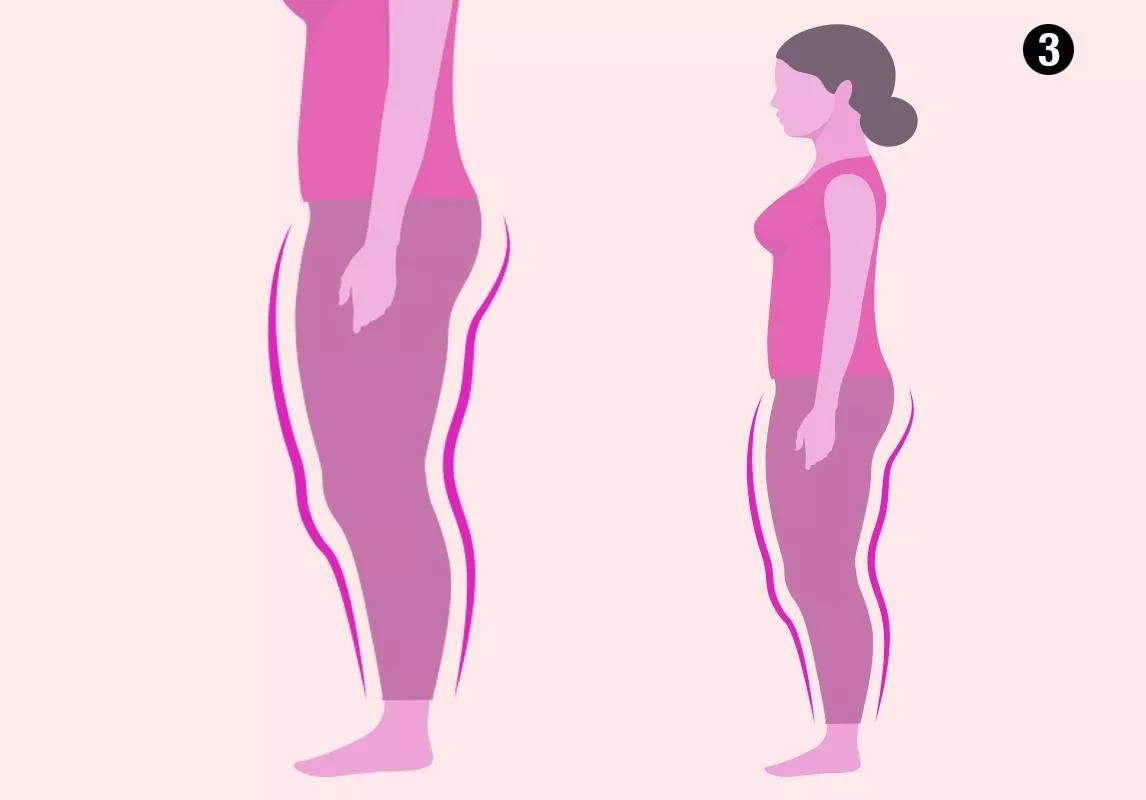 لماذا تكتسبين الوزن في هذه المناطق من الجسم، وكيف تتخلّصين من الدهون فيها؟