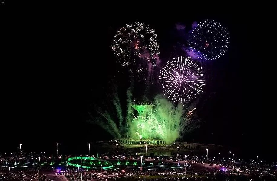 صور احتفالات اليوم الوطني السعودي 2020 في المملكة