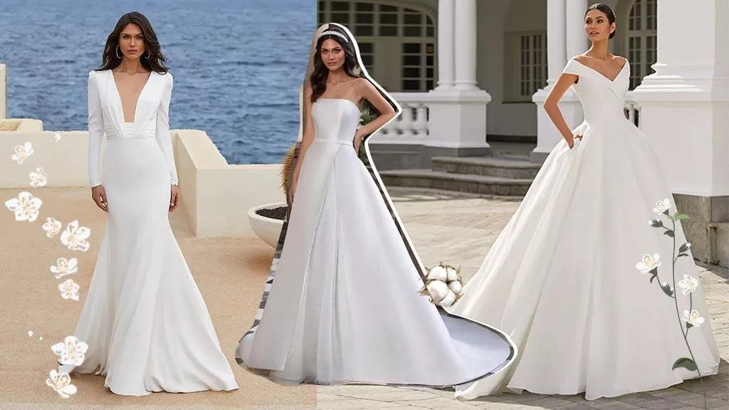 فساتين زفاف مينيمالية للعام 2020 تناسب كل عروس صاحبة أسلوب بسيط