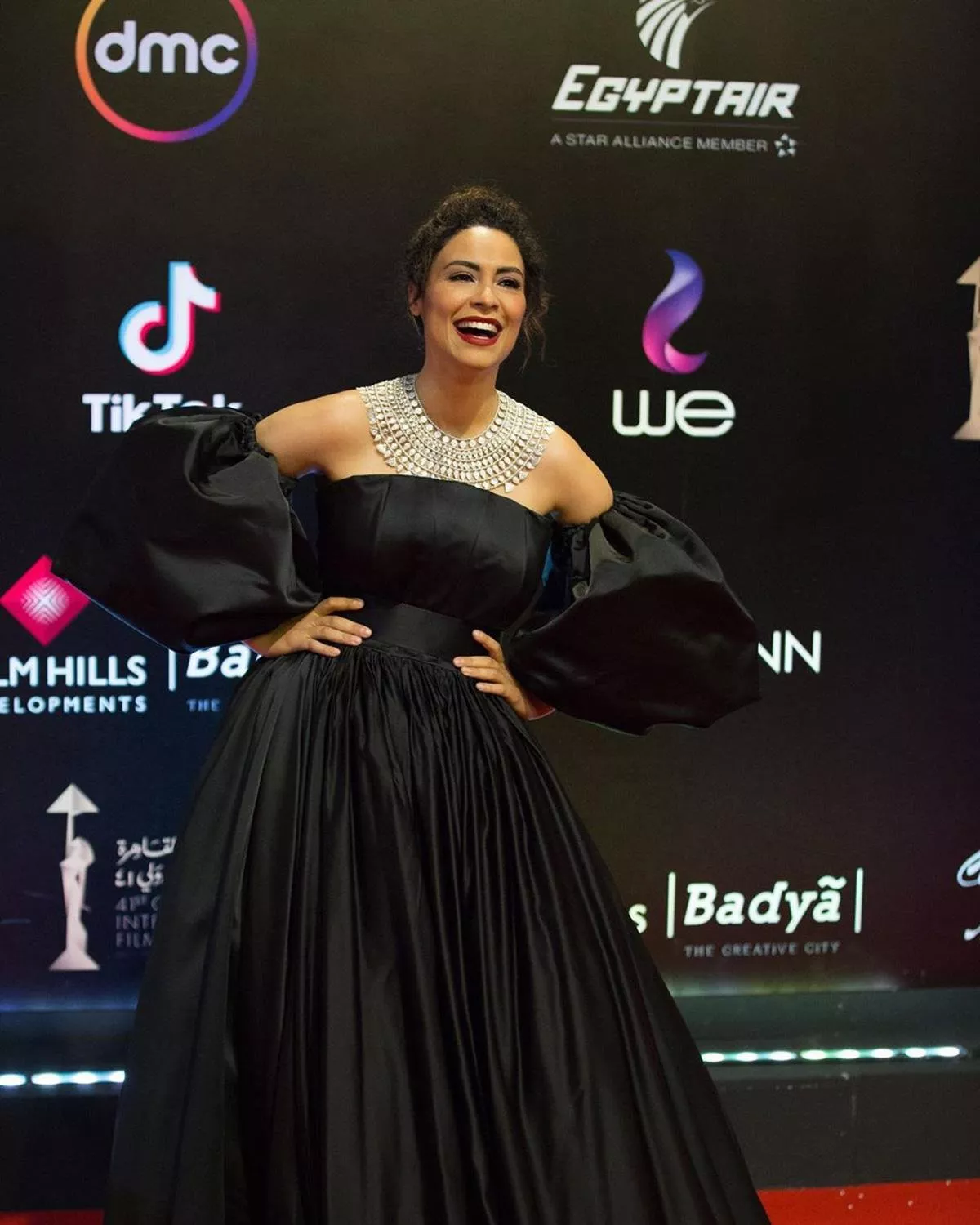 إطلالات النجمات خلال اختتام مهرجان القاهرة السينمائي الدولي لعام 2019