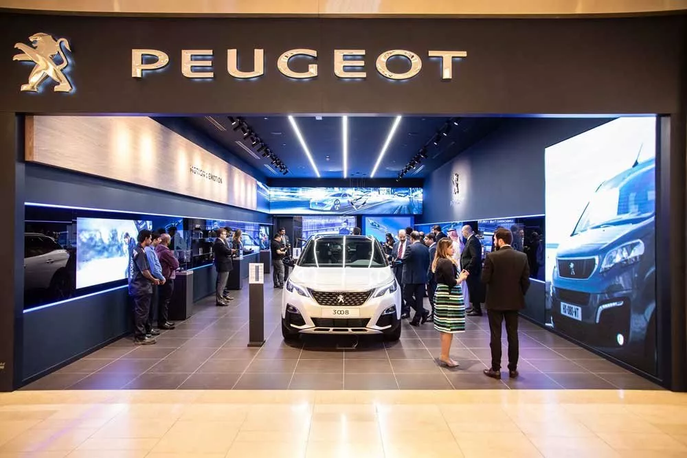 شركة Peugeot تفتتح أول متجر لها Concept Store في أبوظبي