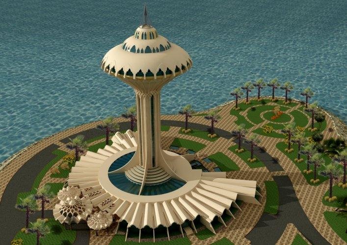 اماكن سياحية في الخبر المملكة العربية السعودية برج المياه في الخبر