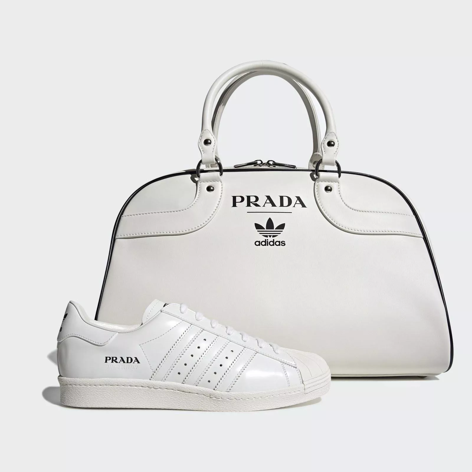 Prada X Adidas: تعاون جديد لإطلاق حذاء محدود الإصدار وحقيبة