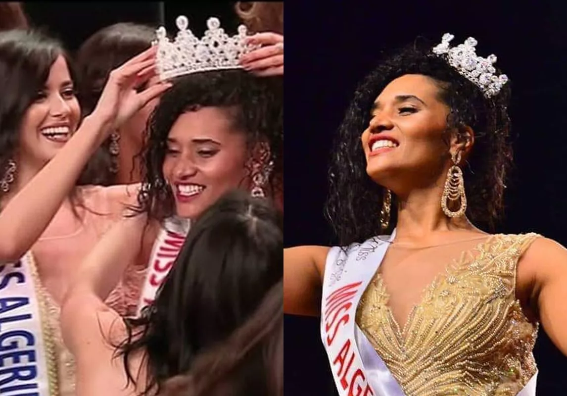 تتويج خديجة بن حمو بلقب ملكة جمال الجزائر لعام 2019 يثير جدلاً واسعاً على السوشيل ميديا