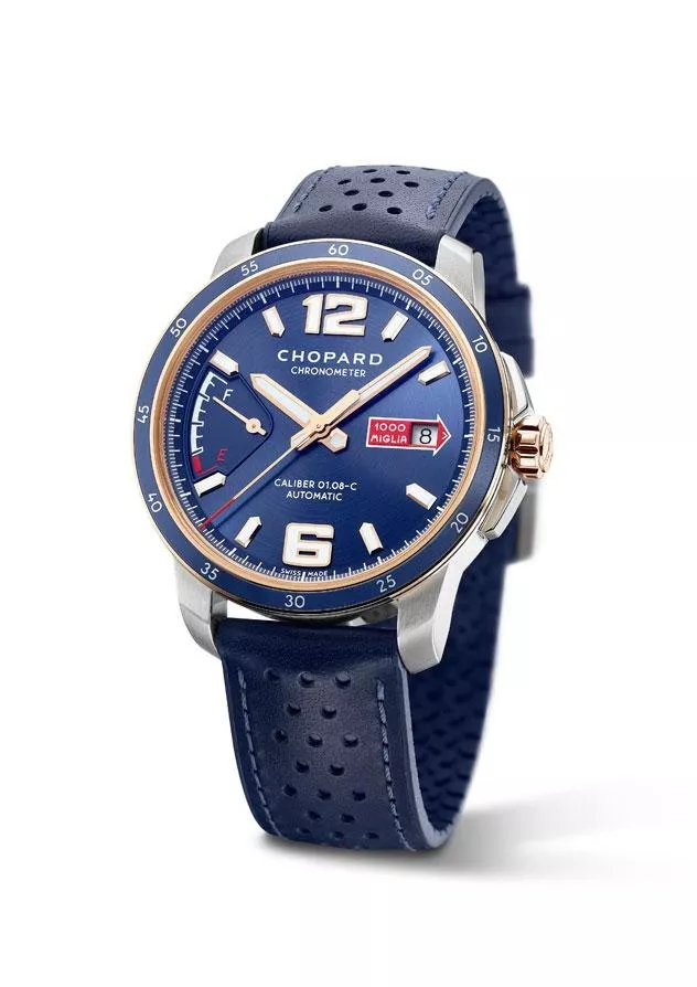 مجموعة ساعات شوبارد - ساعة Happy Sport Joaillerie - ساعة L.U.C Perpetual Twin - ساعة Mille Miglia GTS Azzurro