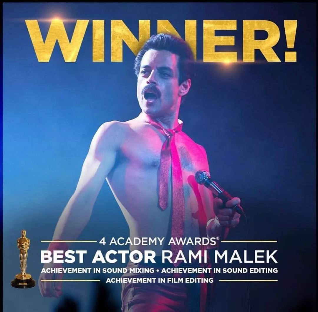رامي مالك أول عربي يحصد جائزة الاوسكار عن فئة أفضل ممثل... ماذا حصل له بعد تسلّمها؟