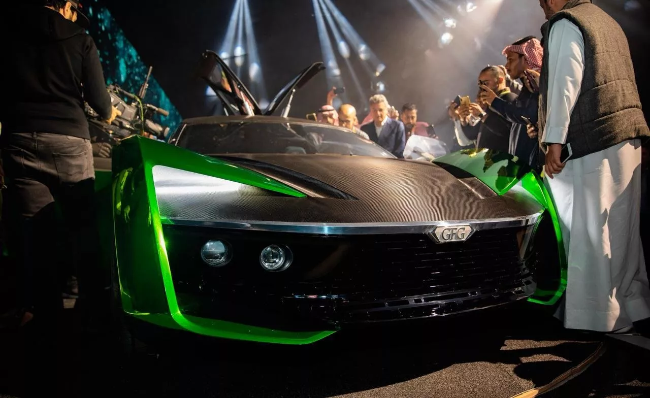 تركي آل الشيخ يكشف عن سيارة المستقبل الوحيدة في العالم ضمن معرض الرياض للسيارات