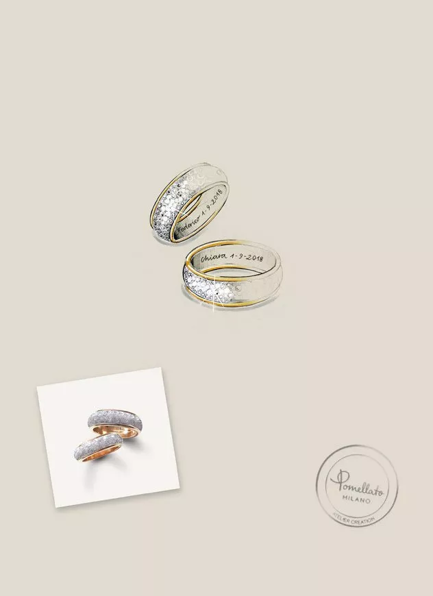 بوميلاتو تُصمّم خاتم زواج كيارا فيرغني وفيدز