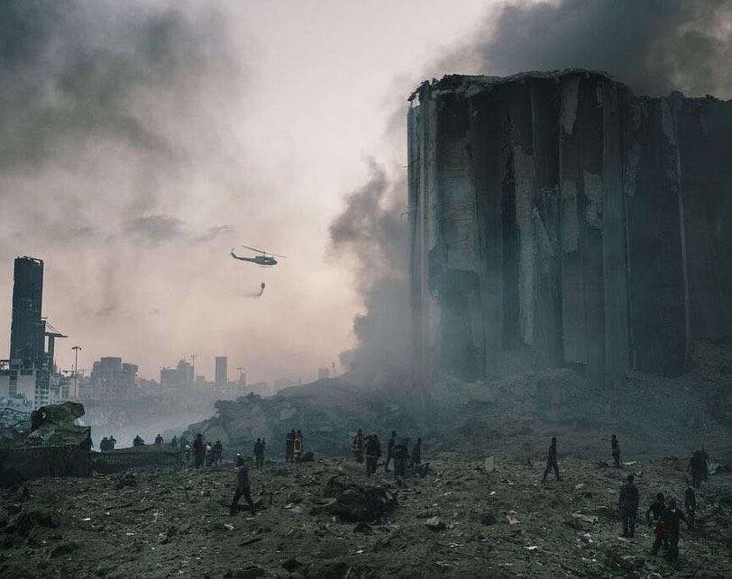 صور انفجار بيروت لبنان انفجار نترات الأمونيوم